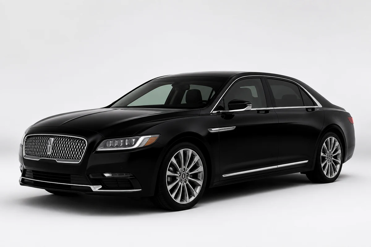Lincoln Continental executive sedan in the Burnaby limo fleet